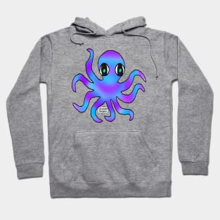 Blue Violet Octopus Hoodie